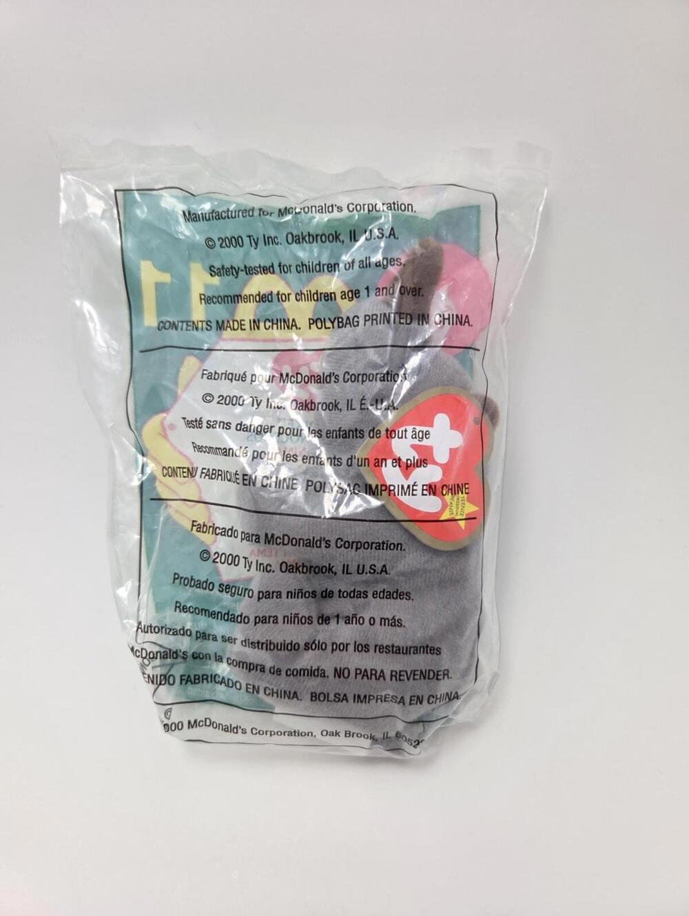 Ty McDonald’s Teenie Beanie “Spike” the Rhino (3 inch)